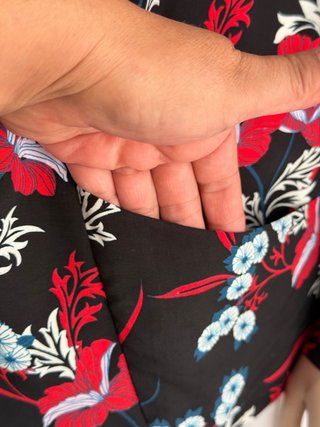Blazer estampado floral