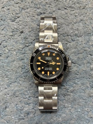 Reloj Seiko MOD Submariner Vintage