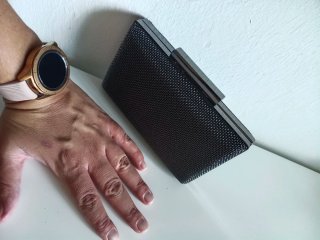 Bolso de fiesta convertible a bandolera
