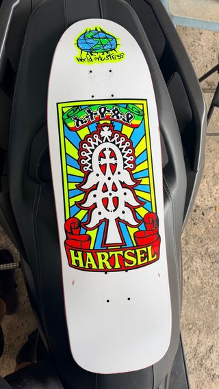 Tabla Skate World Industries Jeff Hartsel 9.4
