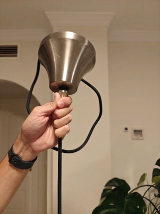 Lámpara colgante de techo IKEA Tällbyn en cristal