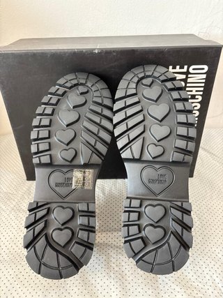 Mocassini Love Moschino Pelle Nera Tg 36
