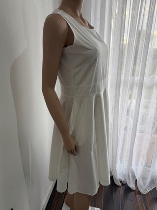 Vestido blanco de verano talla única