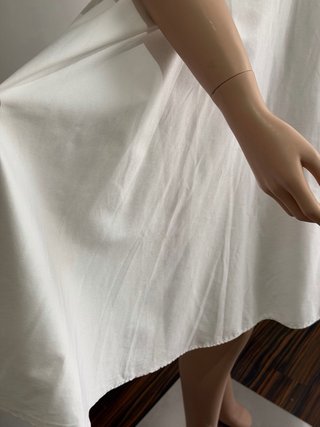 Vestido blanco de verano talla única