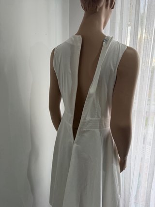 Vestido blanco de verano talla única