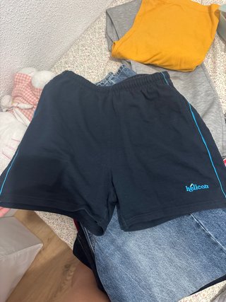 Pantalones cortos chándal Helicon negros Talla 16