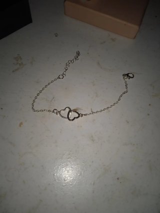 Pulsera Corazones Entrelazados Plata