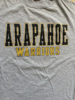 Vintage JanSport Arapahoe Warriors T-shirt Grey M