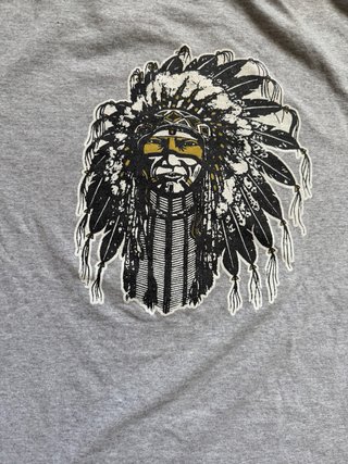 Vintage JanSport Arapahoe Warriors T-shirt Grey M