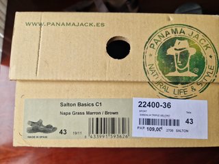 Sandalias Panama Jack Salton Basics C1 Marrón Tall