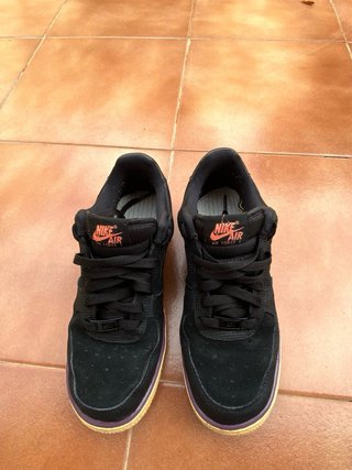 Nike Air Force 1 ’07 Suede Negras Talla 38 - Como Nuevas