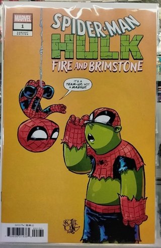Spider-Man Hulk Fire And Brimstone #1 comic USA