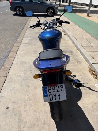 Hyosung Comet Azul
