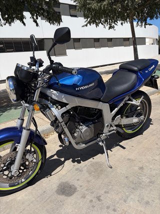 Hyosung Comet Azul