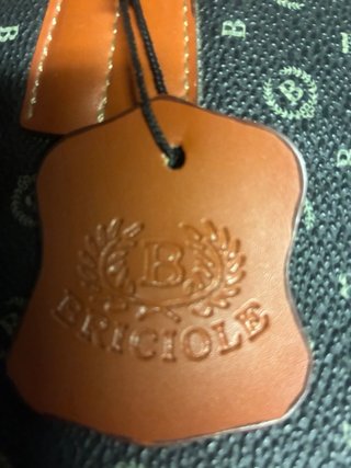 Borsa Briciole pelle nera con disegni