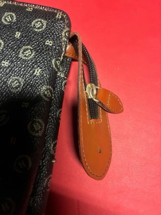Borsa Briciole pelle nera con disegni