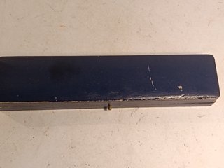 Scatola Vintage per Gioielli/Orologi Blu