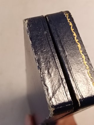 Scatola Vintage per Gioielli/Orologi Blu