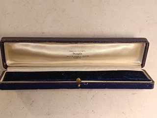 Scatola Vintage per Gioielli/Orologi Blu