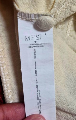 Vestido Meisie Beige Talla M