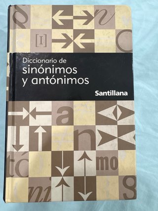 Diccionario de sinónimos y antónimos