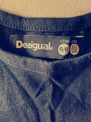 Vestido niña Desigual corazón y tul