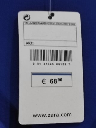 Cárdigan Zara Azul Real Talla S. A estrenar.