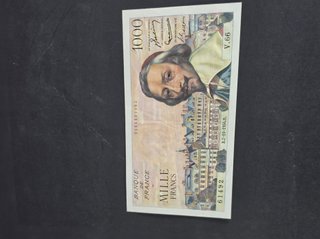 1.000 francos Richelieu Francia 1954