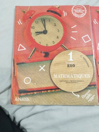 Libros matemáticas 1 eso anaya