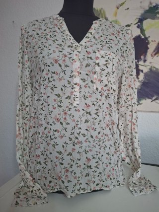 Blusa estampada floral mujer