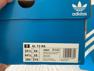 Adidas SL72 RS Rojas Talla 44 2/3