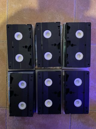 Lote 6 VHS Disney y Harry Potter