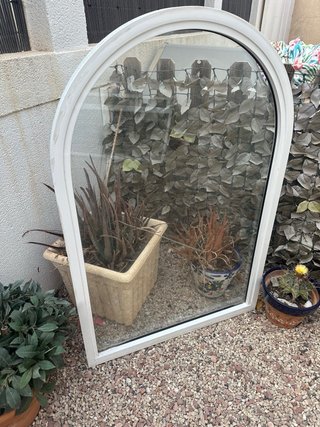 Ventana Arqueada Blanca