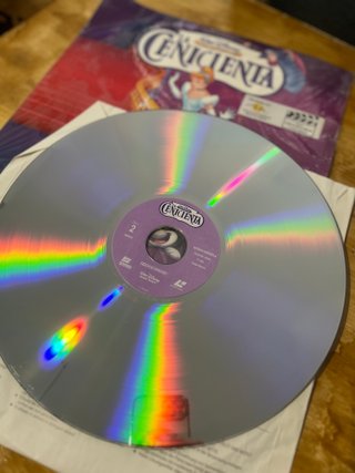 La Cenicienta Disney LaserDisc Edición Española