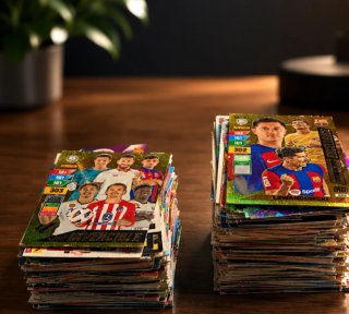 Set de cartas Panini fútbol