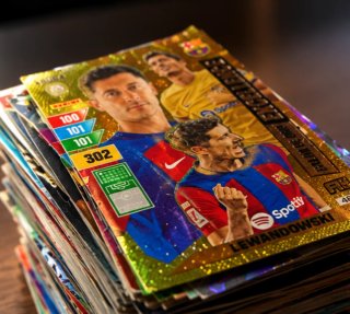 Set de cartas Panini fútbol