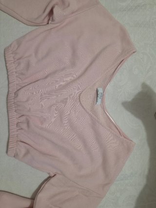 Bershka Jersey Rosa Talla XS