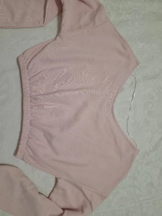 Bershka Jersey Rosa Talla XS