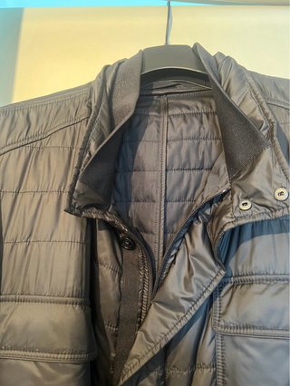 Chaquetón BOSS Negro Talla Grande