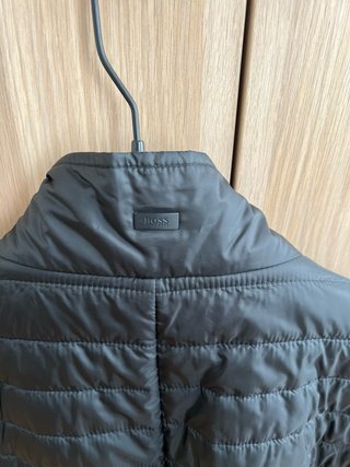Chaquetón BOSS Negro Talla Grande