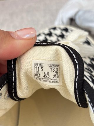 Vans Scarpe Uomo Taglia 45 Pied-de-poule