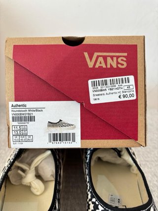 Vans Scarpe Uomo Taglia 45 Pied-de-poule