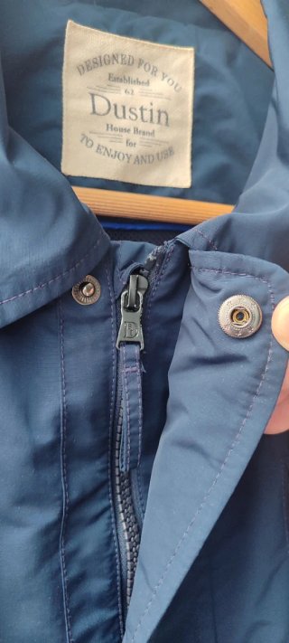 Chaqueta azul Dustin tejido bumper T/58 completa