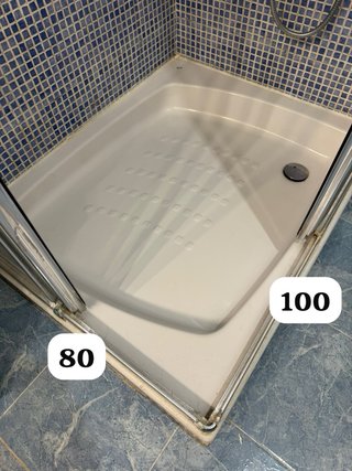 Baño completo: Ducha y WC, mueble , espejo , bidet