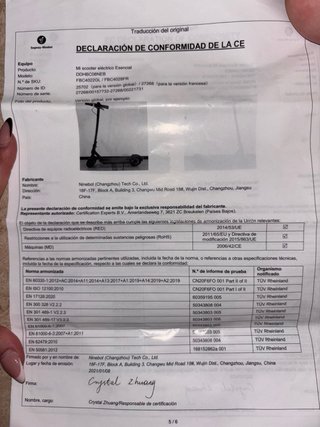 Patinete Eléctrico Negro