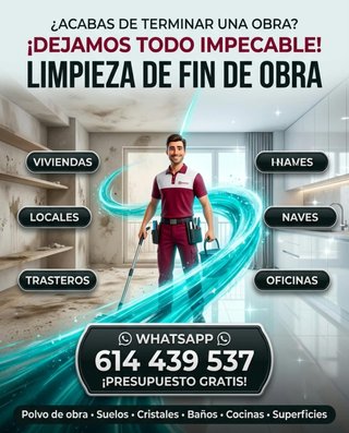 LIMPIEZA DE FIN DE OBRAS