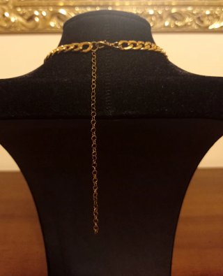 Parure croci gioiello stile retrò oro