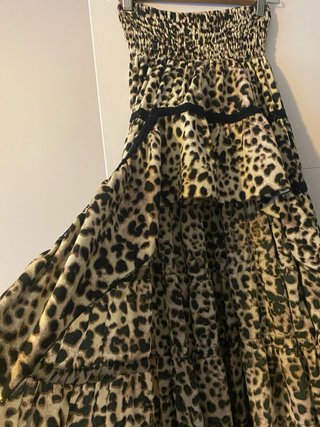 Falda Ibicenca Free Love Animal Print