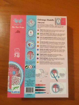 Djeco Coloriage Dentelles Paper Lace