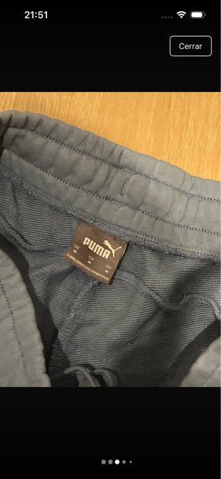 Pantalón corto Puma azul talla M